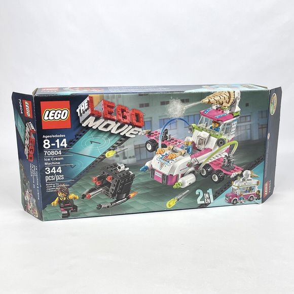 Lego Movie 70804 Ice Cream Machine Complete 2 in 1 Set w/ Figures Manuals & Box - Picture 10 of 16
